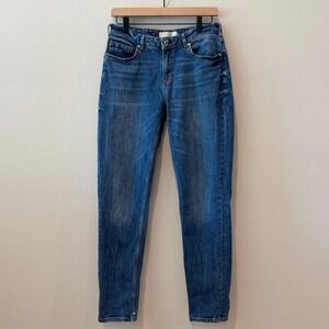 SCOTCH & SODA Women The Keeper Slim Jeans 30/34 Blue Medium Wash Denim